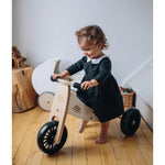 Kinderfeets houten loopfiets twee/ driewieler Tiny Tot Plus