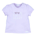 T-shirt Aerobic 100% sweetheart Lila (353-5312-10)