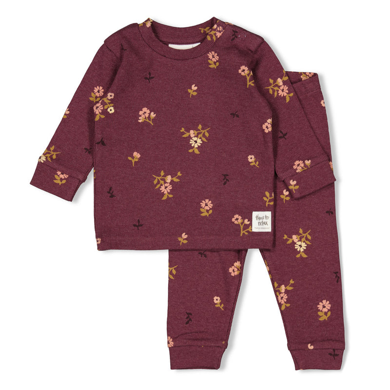 Feetje Pyjama Premium Winter Bonnie Bouquet